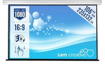 Sam Creative 106inch projectiescherm  beschikbaar voor biedingen