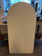 Wit tafelbland halfrond half rond, Ophalen, 50 tot 100 cm, 150 tot 200 cm, Rond