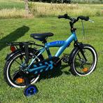 Nieuw: Loekie Snake 16" Jongensfiets – Blauw, Ophalen, Zijwieltjes, 16 tot 20 inch, Loekie