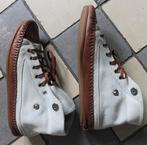 Paul Noyen Leren/ Suede Sneakers/ Moccasins in maat 40, Wit, Ophalen of Verzenden, Sneakers of Gympen, Zo goed als nieuw