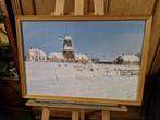 molen in winterlandschap Woldzigt Roderwolde, Ophalen