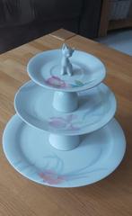 Wit keramiek etagère, Antiek en Kunst, Curiosa en Brocante, Ophalen of Verzenden