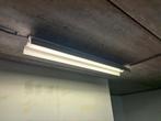 5 TL Balken met Werkende Verlichting, Huis en Inrichting, Lampen | Hanglampen, Ophalen of Verzenden, Gebruikt, Metaal, Minder dan 50 cm