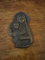Duits Vintage bronzen Maria met Kind ornament, Antiek en Kunst, Antiek | Religie, Ophalen of Verzenden
