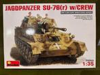 Miniart 35053 1/35 German Jagdpanzer SU-76 w crew, Overige merken, Tank, Verzenden, 1:32 tot 1:50
