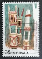 AUSTRALIË - kunst v.d. Aboriginals 1971, Verzenden, Gestempeld