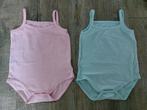 2 rompers met spaghettibandjes maat 86/92 (Zeeman), Kinderen en Baby's, Babykleding | Maat 86, Meisje, Ophalen of Verzenden, Zo goed als nieuw