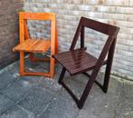 Aldo Jacober houten klapstoelen Trieste cognac en bruin, Ophalen