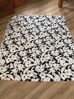 Linnen donkerblauw/wit 175x150cm, Hobby en Vrije tijd, Stoffen en Lappen, Ophalen of Verzenden, Nieuw, Blauw, Linnen