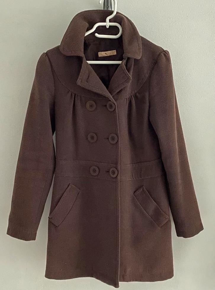 Gevoerde jas van TRF..mt:m, Kleding | Dames, Jassen | Winter, Gedragen, Maat 46/48 (XL) of groter, Bruin, Ophalen of Verzenden