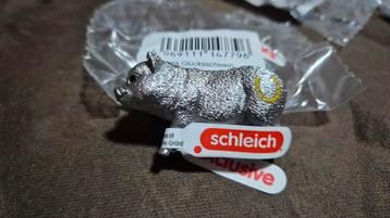 schleich 72247 zilveren geluks varkentje beschikbaar voor biedingen