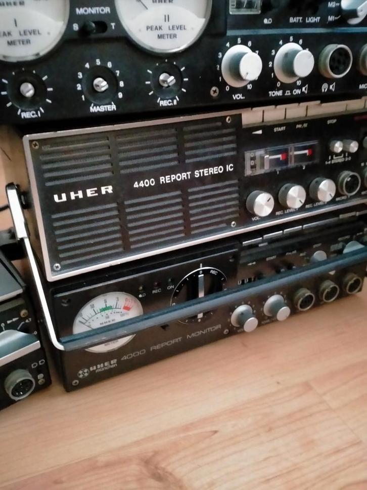 Aangeboden diverse UHER Report (Monitor) machines verzamelng, Audio, Tv en Foto, Bandrecorders, Bandrecorder, Ophalen