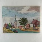 Schilderij. Naïeve kunst, Antiek en Kunst, Kunst | Schilderijen | Klassiek, Ophalen