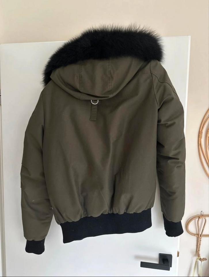 Moose Knuckles winterjas, Kleding | Heren, Jassen | Winter, Zo goed als nieuw, Groen, Ophalen of Verzenden