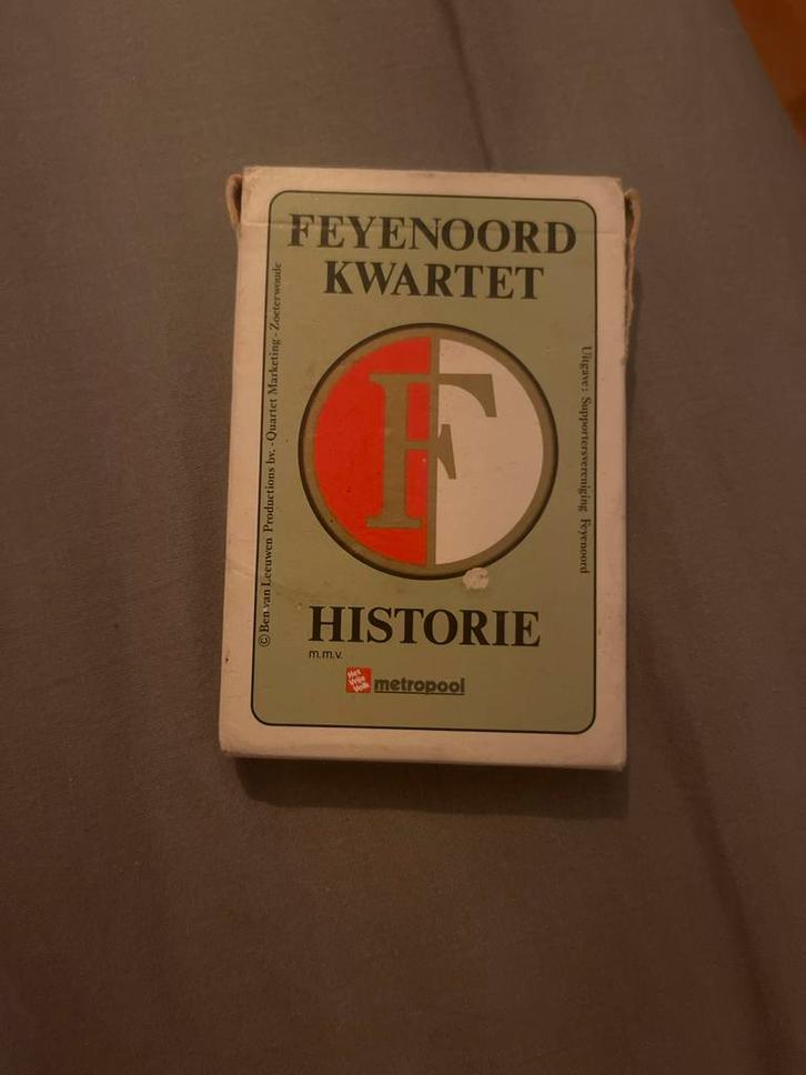 Oud Feyenoord Kwartet, Verzamelen, Sportartikelen en Voetbal, Gebruikt, Spel, Feyenoord, Ophalen