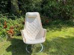 Jetson Bruno Mathsson fauteuil, Huis en Inrichting, Fauteuils, Ophalen, Gebruikt, 50 tot 75 cm, Leer