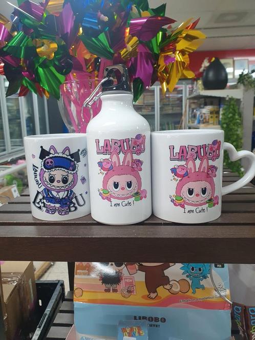 Labubu mok of fles, Kinderen en Baby's, Kinderspulletjes, Nieuw, Ophalen of Verzenden