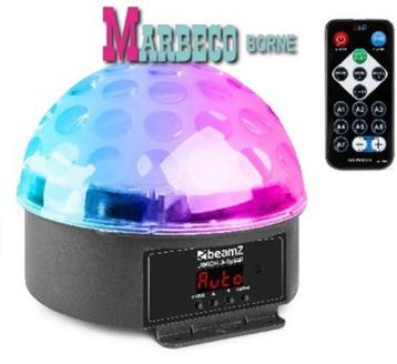 Jelly Ball DMX LED 6 kleuren, RGBYWP, Afstandsbediening