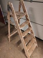 Oud trapje met 5 treden en een bordes, Doe-het-zelf en Verbouw, Ladders en Trappen, Ophalen, Nieuw, Minder dan 2 meter
