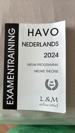 Havo nederlands 2024 examentraining, Ophalen of Verzenden, Zo goed als nieuw, HAVO, Nederlands