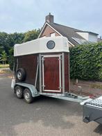 Sluis anderhalf paards trailer Geschikt voor B-rijbewijs, Dieren en Toebehoren, Ophalen, Zo goed als nieuw, Hout, 1½-paards trailer