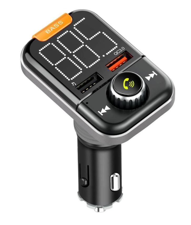 BT72D Car Bluetooth FM Transmitter, Auto diversen, Carkits, Zo goed als nieuw, Ophalen of Verzenden