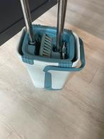 Platte Vloer dweil met dweilemmer, Huis en Inrichting, Schoonmaakartikelen, Ophalen of Verzenden, Dweilemmer, -bak, of -wagen