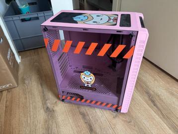 Roze League of Douyu ATX PC case beschikbaar voor biedingen