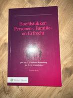 Hoofdstukken Personen-, Familie- en Erfrecht - 4e druk, Ophalen of Verzenden, Alpha, Zo goed als nieuw, HBO