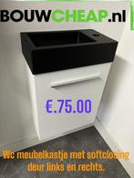 Wc meubelkastje met spoelbakje 40x23cm laatste 2, Huis en Inrichting, Ophalen of Verzenden, Nieuw