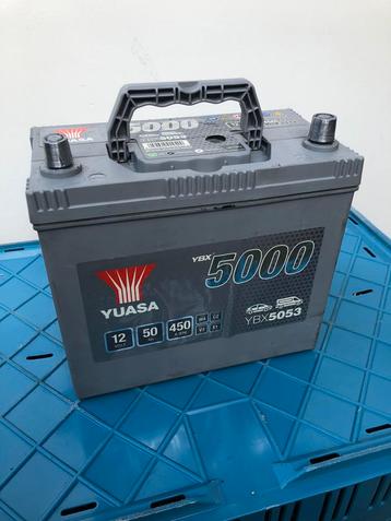 YUASA 50Ah accu batterij getest 100% goede startaccu beschikbaar voor biedingen