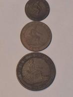3 munten spanje 1870, Ophalen of Verzenden
