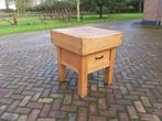 hakblok werkbank vintage bijzettafel keukeneiland, Ophalen, Gebruikt
