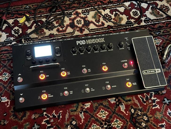 Line6 POD HD500X (met alle packs!), Muziek en Instrumenten, Effecten, Zo goed als nieuw, Multi-effect, Ophalen of Verzenden