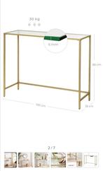Side table, Huis en Inrichting, Tafels | Sidetables, Ophalen of Verzenden, Zo goed als nieuw, 25 tot 50 cm, Rechthoekig