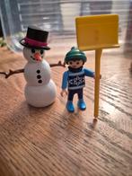 Playmobil Winterset: Sneeuwpop & Figuur, Ophalen of Verzenden, Gebruikt, Jongen of Meisje