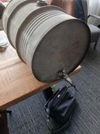 gegalvaniseerd vat met aftapkraan te gebruiken als regenton, 150 liter of meer, Ophalen, Gebruikt