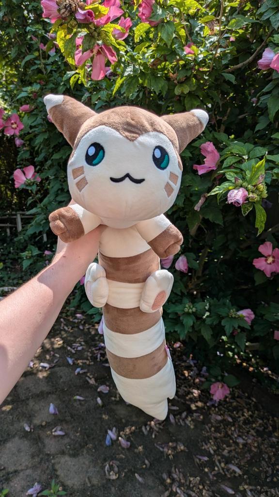 Pokemon Furret handgemaakt knuffel, Kinderen en Baby's, Speelgoed | Knuffels en Pluche, Nieuw, Overige typen, Ophalen of Verzenden