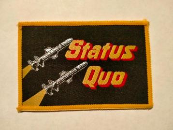 Status Quo hardrock vintage kleding patch embleem RARE beschikbaar voor biedingen