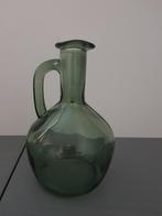 Groen glazen vaasje, Huis en Inrichting, Woonaccessoires | Vazen, Ophalen of Verzenden, Minder dan 50 cm, Groen, Glas