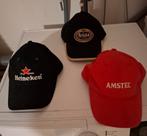Set van 3 bier gerelateerde petten, Kleding | Heren, Heineken, Amstel, Brand, One size fits all, Ophalen of Verzenden, Pet