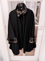 Prachtige zwarte dames poncho., Zwart, Maat 46/48 (XL) of groter, Vroom & dreesman., Ophalen of Verzenden