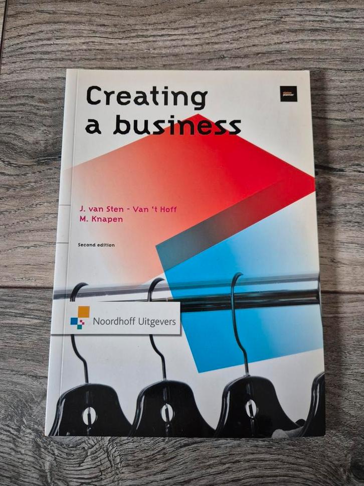 Creating a Business - J. van Sten, Van 't Hoff, Knapen, Boeken, Economie, Management en Marketing, Zo goed als nieuw, Management