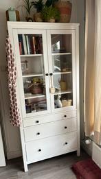 Buffetkast/vitrinekast Ikea, wit, Huis en Inrichting, Kasten | Buffetkasten, Zo goed als nieuw, 150 tot 200 cm, 25 tot 50 cm, 50 tot 100 cm
