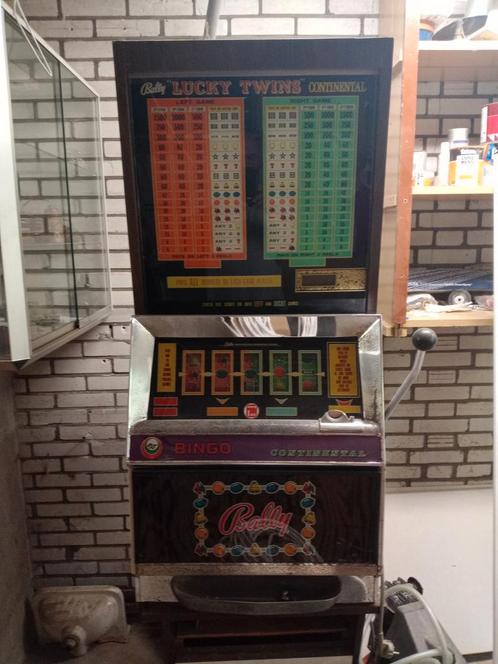 Bally Lucky Twins Continental Gokkast, Verzamelen, Automaten | Gokkasten en Fruitautomaten, Gebruikt, Ophalen
