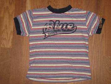 Blue Seven Kids gestreept shirt donkerblauw maat 122  beschikbaar voor biedingen