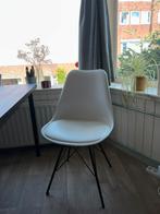3x eetkamerstoel woonstore (kuipstoel luuk), Huis en Inrichting, Stoelen, Ophalen, Gebruikt, Wit, Drie