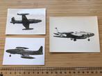 6x Oude Foto KLU Lockheed T-33 Shooting Star Luchtmacht, Ophalen of Verzenden, Zo goed als nieuw, Kaart, Foto of Prent