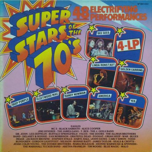 lp ,Super Stars Of The 70's,doors,led zeppelin e.v.a, Cd's en Dvd's, Vinyl | Verzamelalbums, Gebruikt, Pop, Ophalen of Verzenden