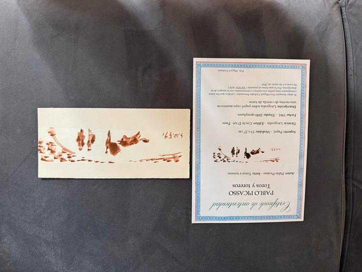 Pablo Picasso Litho - Toros y toreros - 1961 - Zeldzaam Exem, Antiek en Kunst, Kunst | Litho's en Zeefdrukken, Ophalen of Verzenden